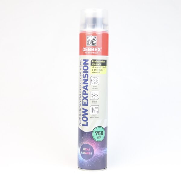 Den Braven DEBBEX Nízkoexpanzní pistolová pěna 750ml