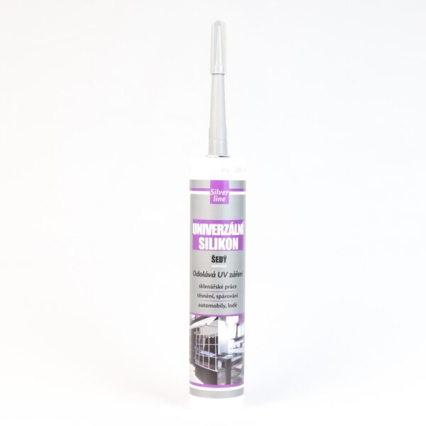 Silverline-univerzalni-silikon-sedy-1.jpg Silverline Univerzální Silikon Šedý 280ml