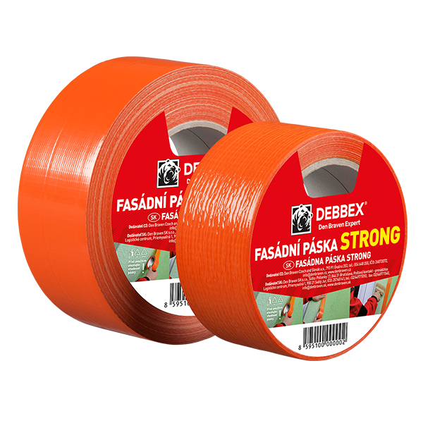 Fasádní páska STRONG 50 mm, délka 50 m oranžová