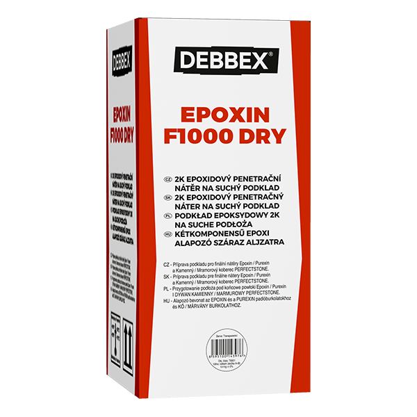 Den Braven EPOXIN F1000 DRY epoxidová penetrace 2K 4,4 kg transparentní