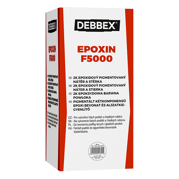 Den Braven EPOXIN F5000 podlahový epoxidový nátěr 2K 5+1 kg světle šedá RAL 7035