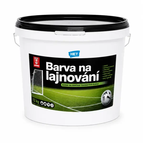 HET Barva na lajnování 12 kg – bílá barva na značení travnatých ploch