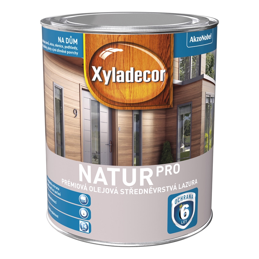Xyladecor Natur PRO středněvrstvá lazura na dřevo