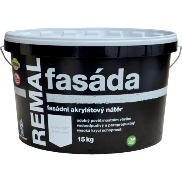 Remal Fasáda akrylátová fasádní barva bílá Remal Fasáda akrylátová fasádní barva bílá